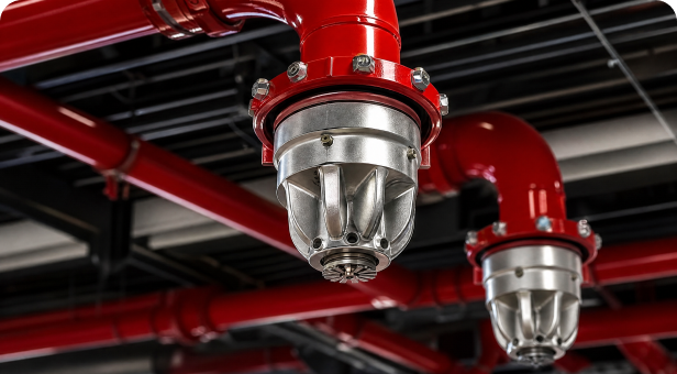 Discharge nozzles and piping